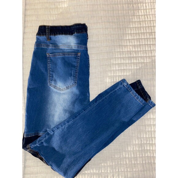 VIP Jeans 2 Tone Jeans Y2K Size 15 - Picture 8 of 8